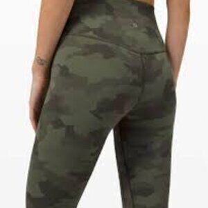 Lululemon Align Pant II 25"Heritage 365 Camo Green Twill Multi/8